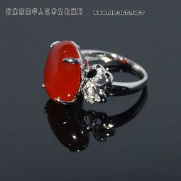 漢雅珠寶銀鑲紅玉髓戒指 經(jīng)典與品質(zhì)的交織
